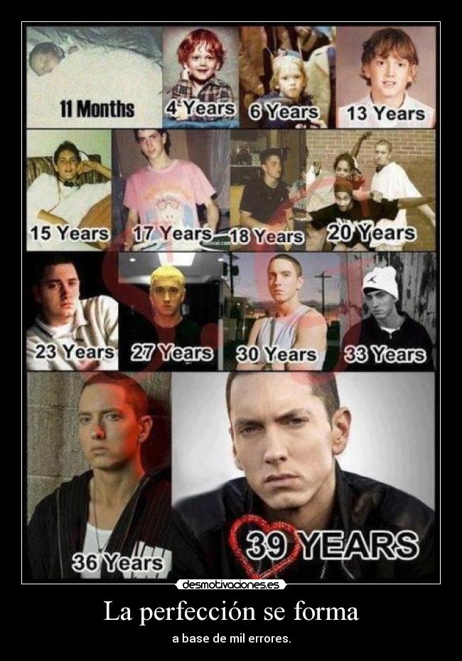 La perfección se forma -