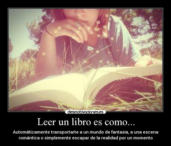 carteles leer libro como desmotivaciones