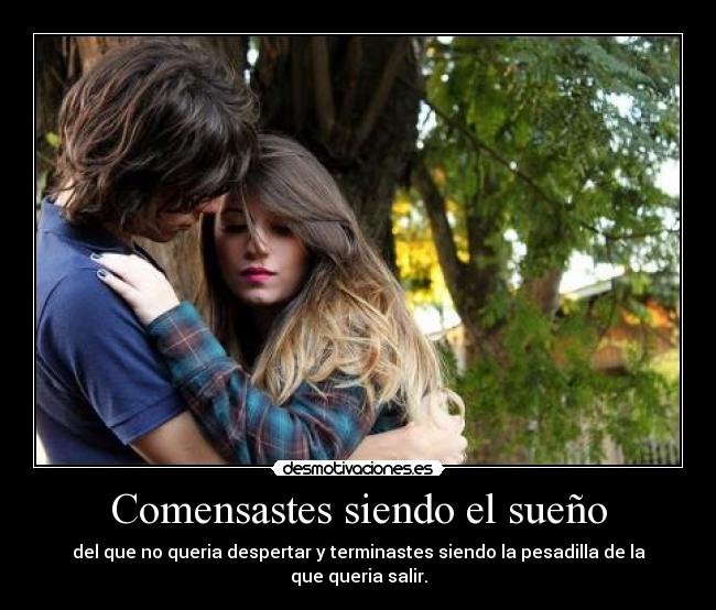 Comensastes siendo el sueño - 