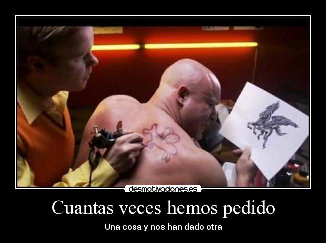 Cuantas veces hemos pedido -