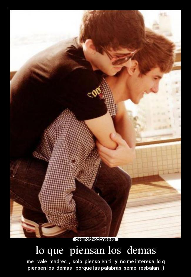 lo que piensan los demas -