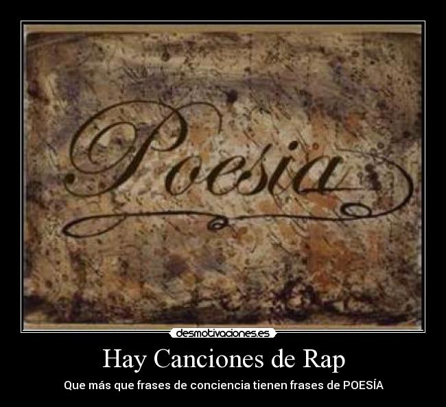 Hay Canciones de Rap - 