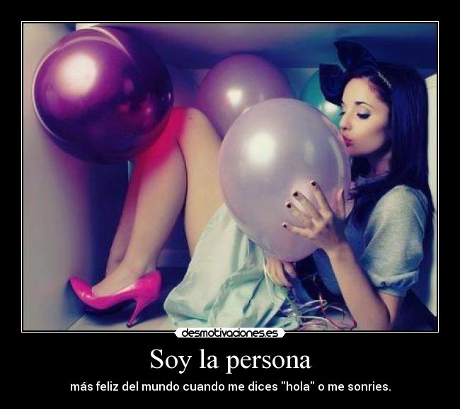 Soy la persona -