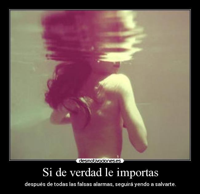 Si de verdad le importas - 