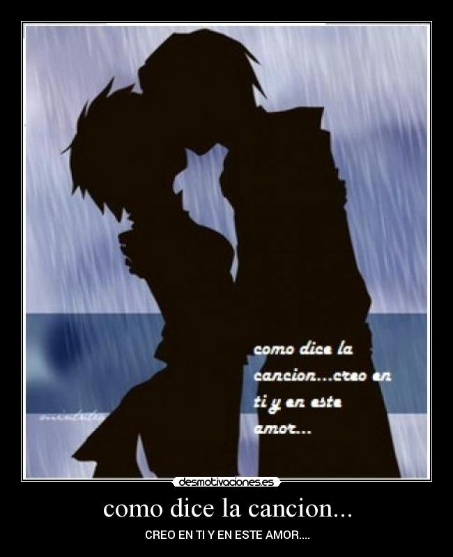 como dice la cancion... -