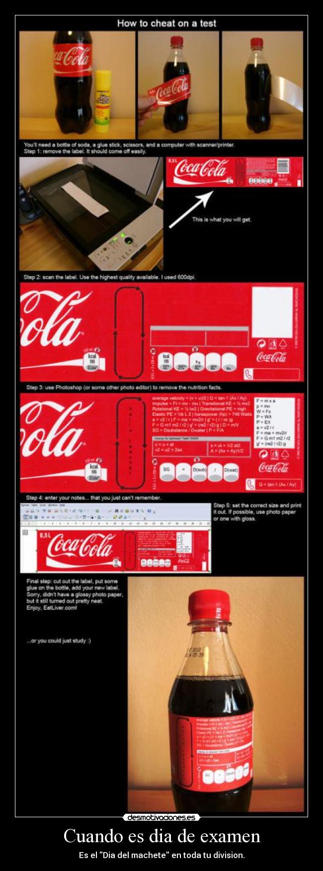 Cuando es dia de examen -