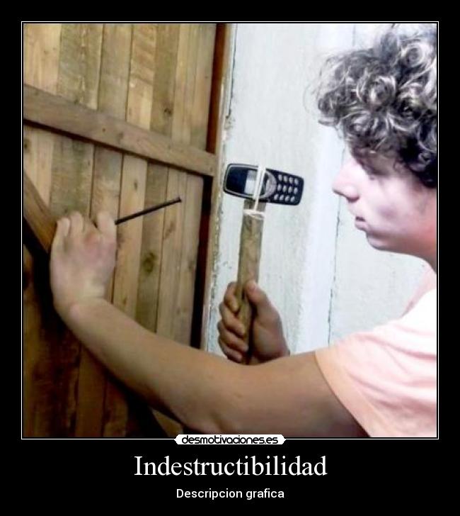 Indestructibilidad - Descripcion grafica