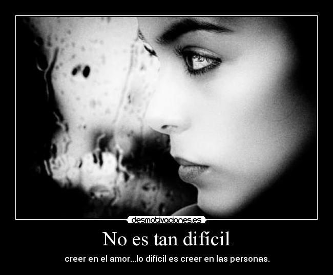 No es tan difícil -