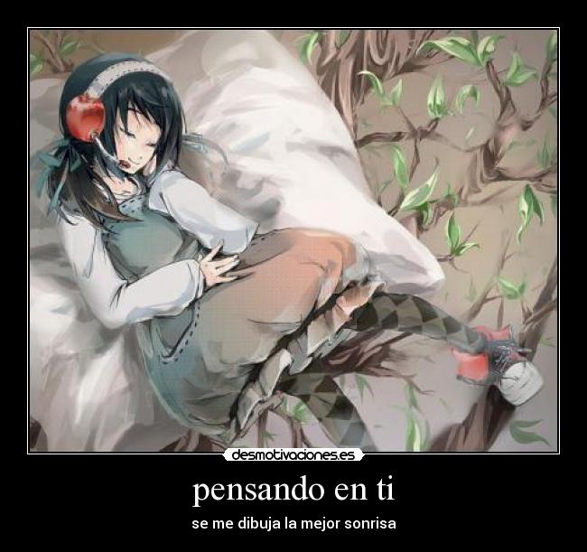 pensando en ti -