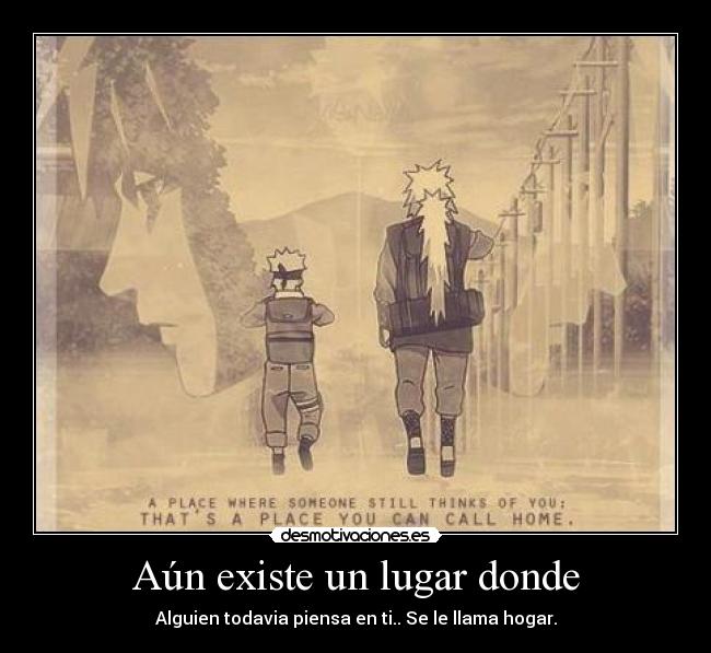 carteles anime naruto jiraya aunque sean familias parecen una twt muerte frase imagen sakuby abby desmotivaciones