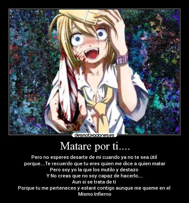 Matare por ti.... -