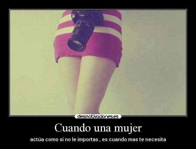 Cuando una mujer - 
