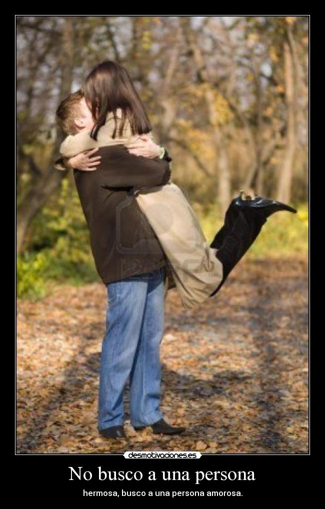 No busco a una persona -