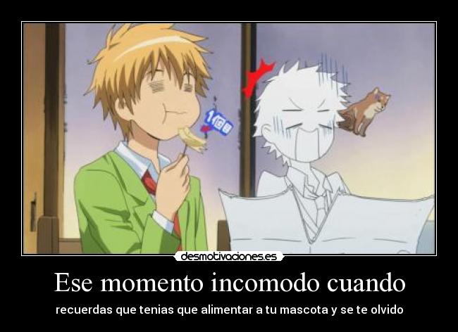 carteles ese momento incomodo anime manga kaichou maid sama cartel usui hinata desmotivaciones