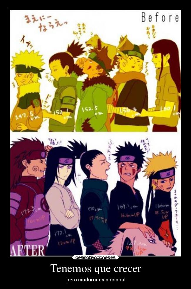 Tenemos que crecer - pero madurar es opcional