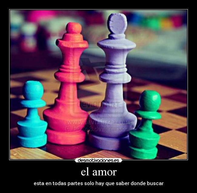 el amor -