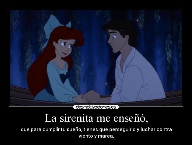 carteles sirenita disney peli favorita edgar teamo diezdelsiete desmotivaciones