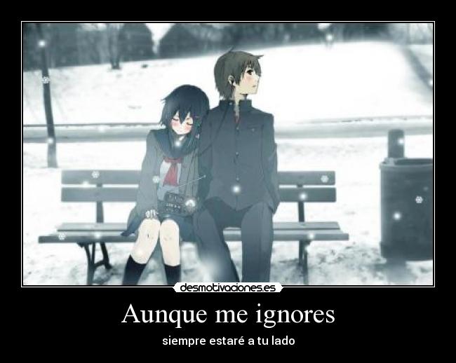 Aunque me ignores -