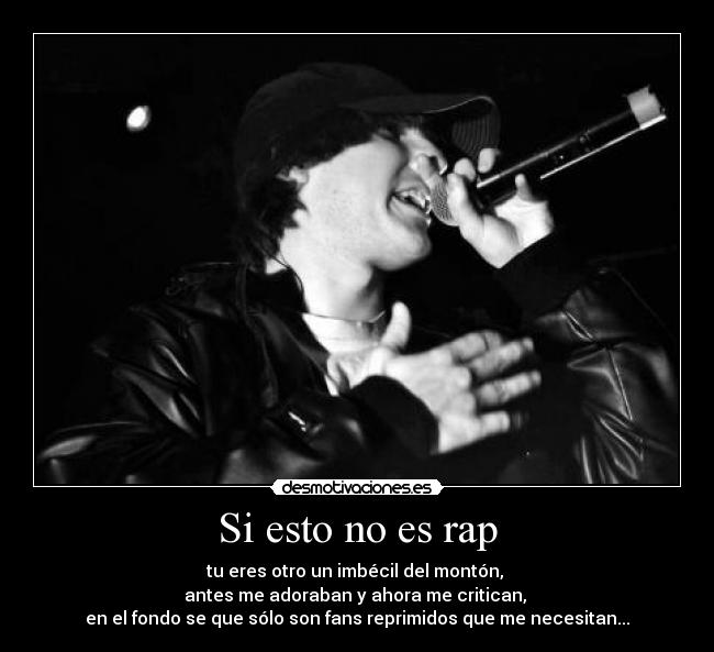 carteles rap desmotivaciones
