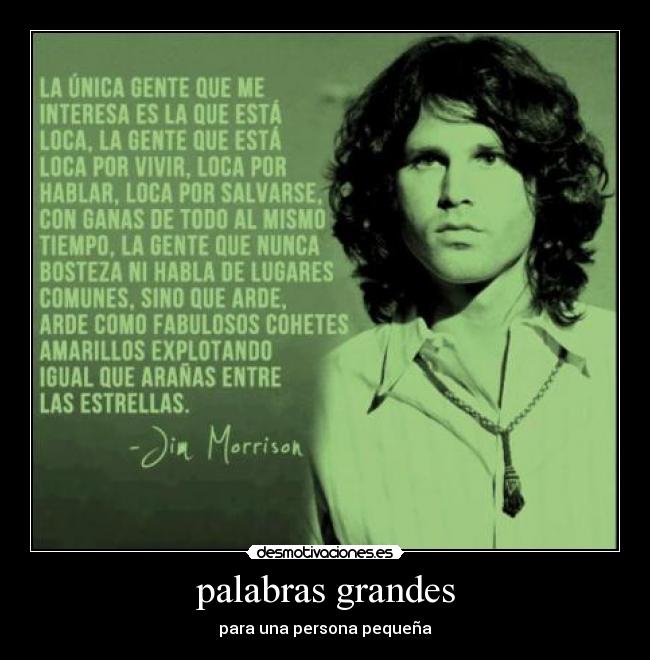 palabras grandes - para una persona pequeña