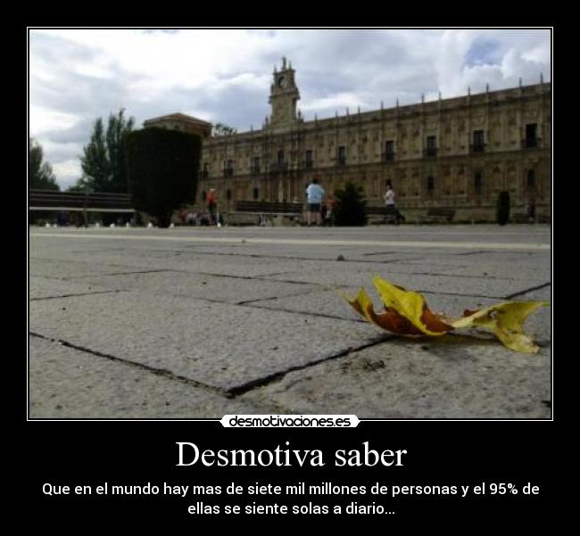 Desmotiva saber - 