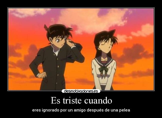 carteles klanotaku anime detective conan shinichi ran desmotivaciones