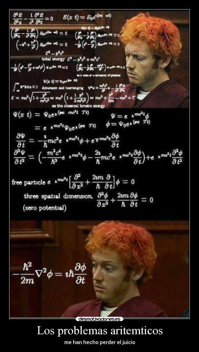 Los problemas aritemticos - me han hecho perder el juicio