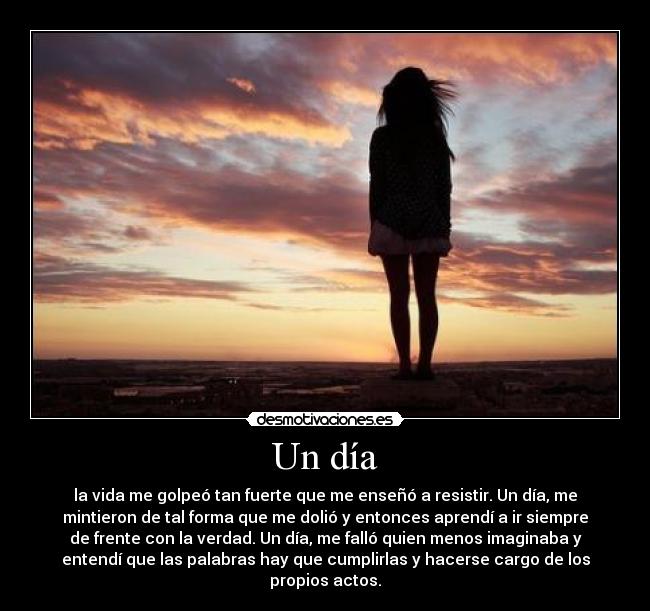 Un día -