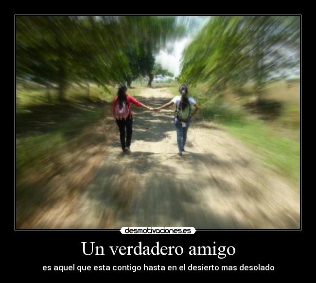 Un verdadero amigo -