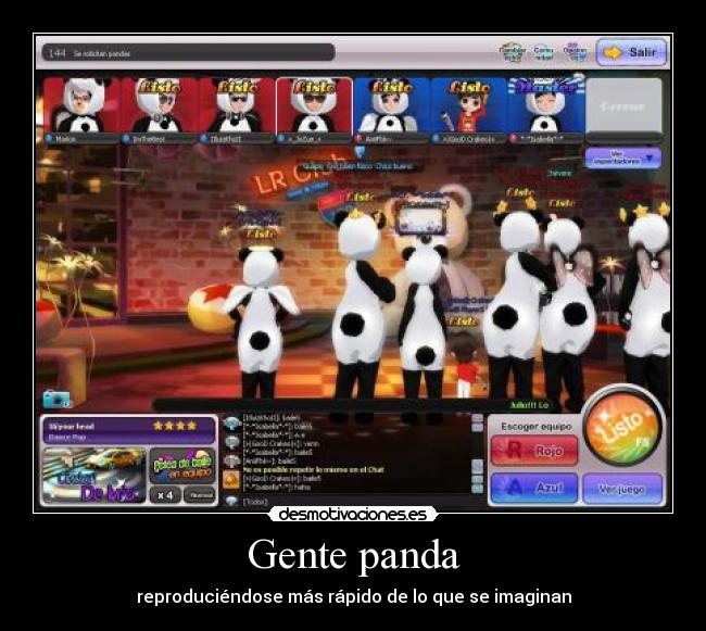 carteles pandas desmotivaciones