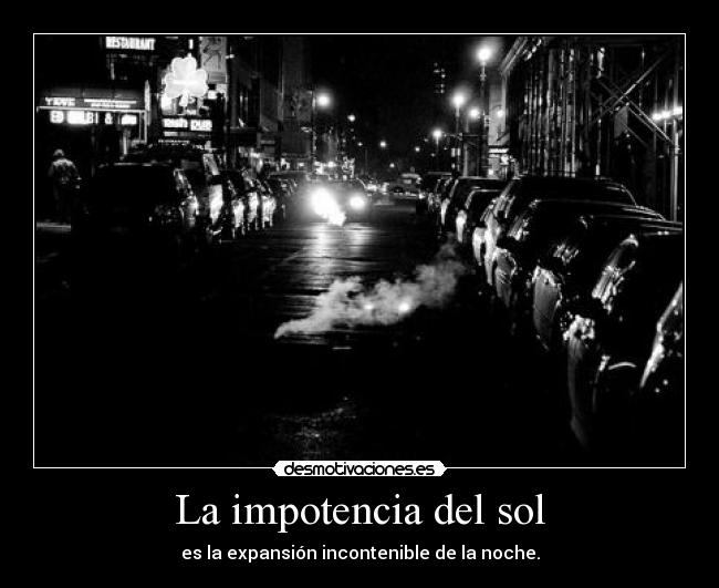 La impotencia del sol - 