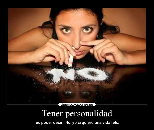 Tener personalidad - 