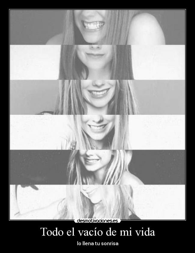 carteles vida avril lavigen sonrrisa felicidad avrileros desmotivaciones