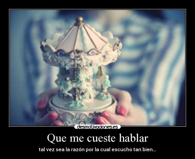 Que me cueste hablar -