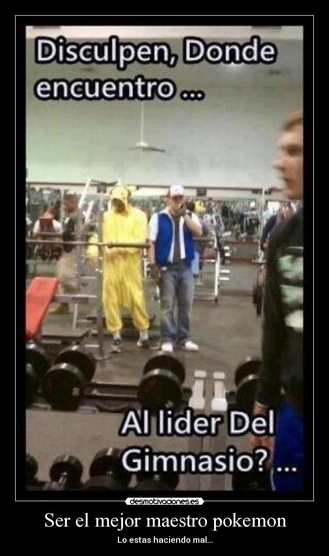 Ser el mejor maestro pokemon - 