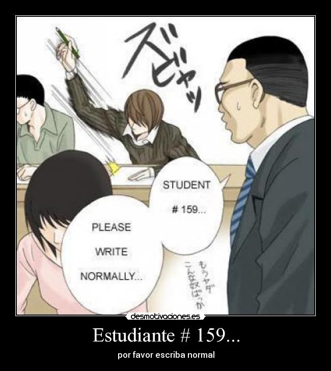 Estudiante # 159... -
