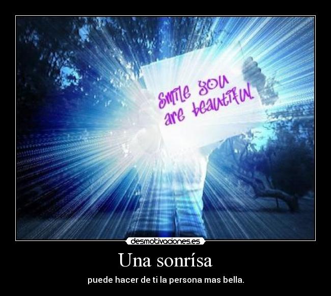 Una sonrísa - 