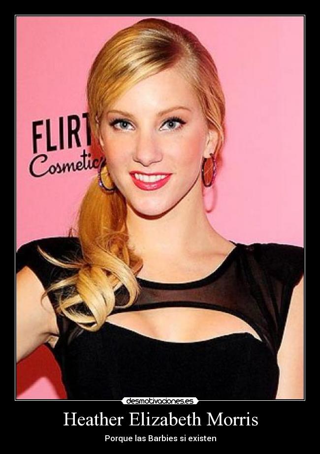 carteles heather morris glee hemo hemo horris desmotivaciones