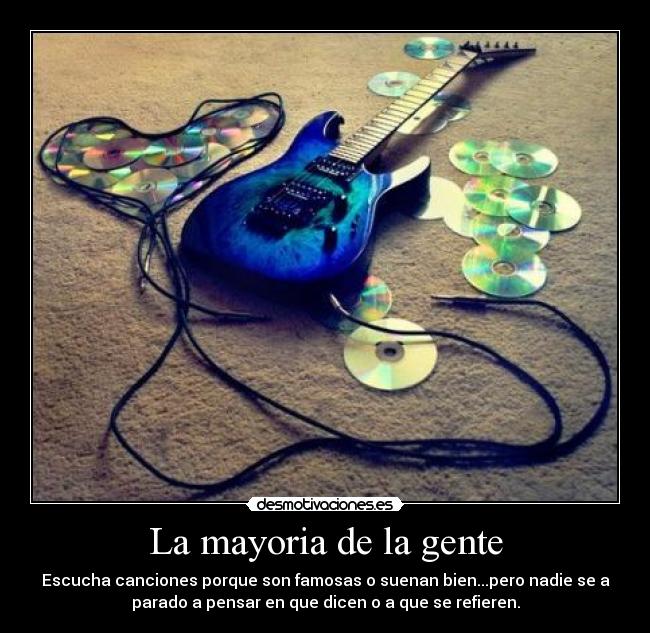 La mayoria de la gente -