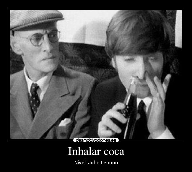 Inhalar coca -