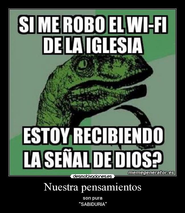 Nuestra pensamientos -