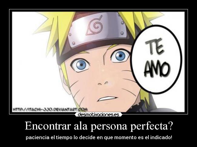 Encontrar ala persona perfecta? -