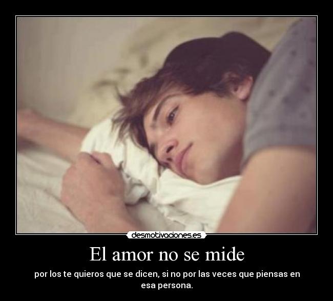 El amor no se mide -