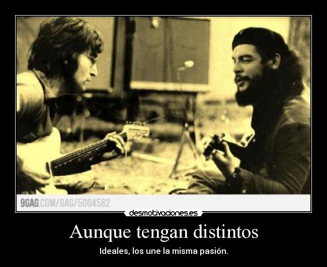 Aunque tengan distintos - 