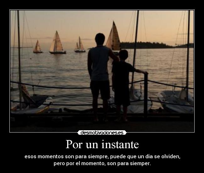 Por un instante -