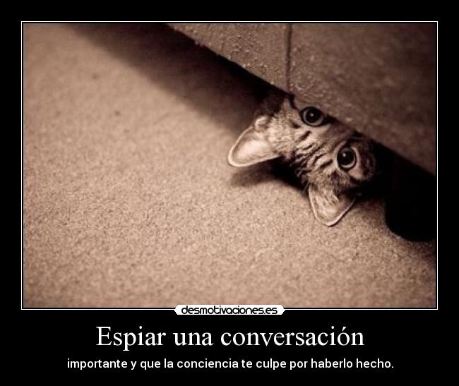Espiar una conversación -