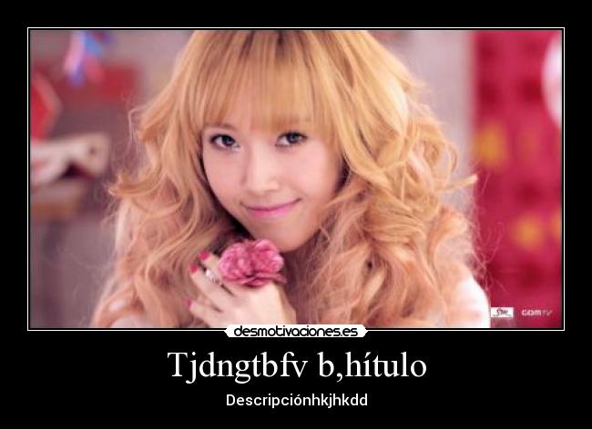 Tjdngtbfv b,hítulo - Descripciónhkjhkdd