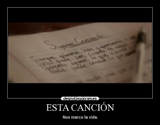 ESTA CANCIÓN -