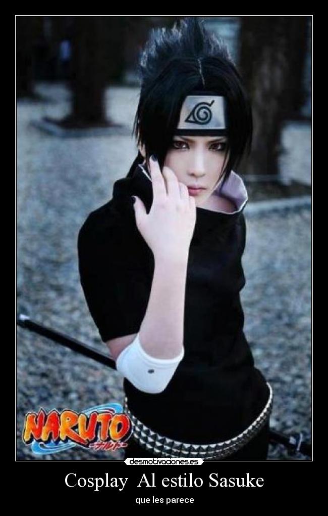 Cosplay Al estilo Sasuke -
