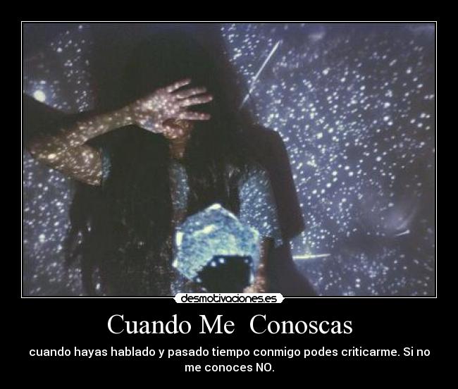 Cuando Me  Conoscas - 